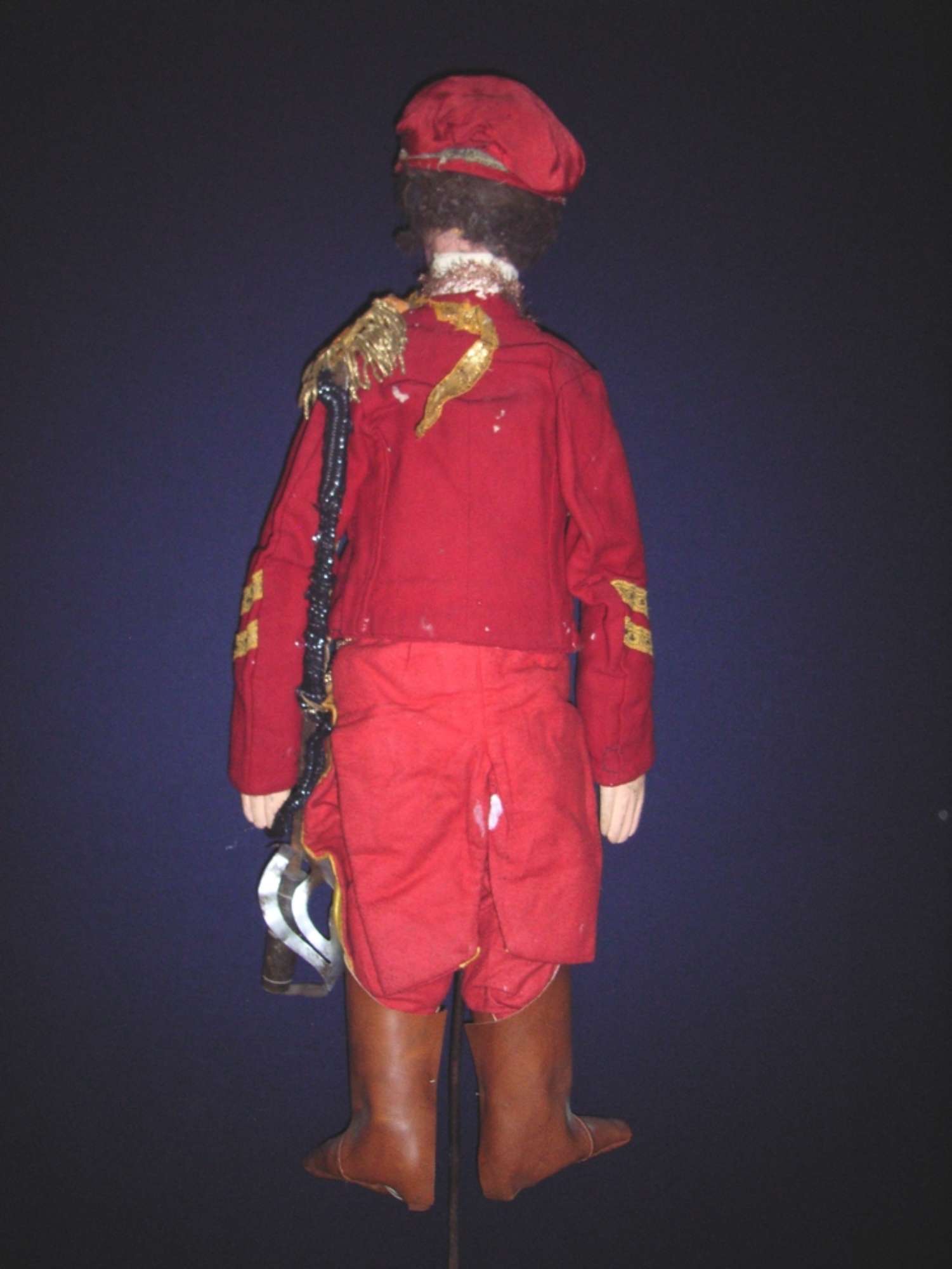 Capitano dei gendarmi_ retro prima del restauro